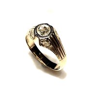 Anneau Homme Vintage in Or jaune Diamante AN 900 VENEZIANO